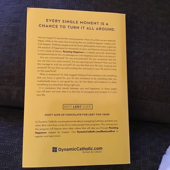 🔥🤩 2/40$🔥. NEW***. Resisting Happiness by Matthew Kelly - Picture 2 of 2